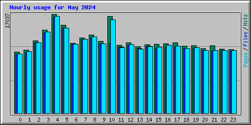 Hourly usage for May 2024